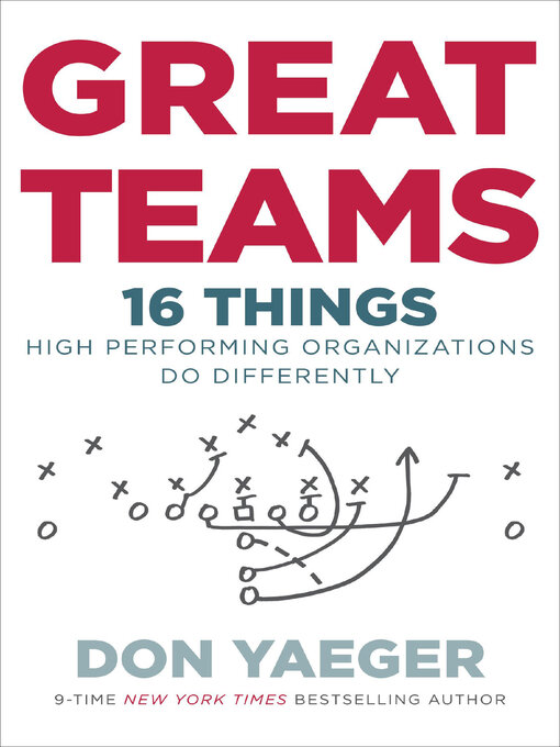 Title details for Great Teams by Don Yaeger - Wait list